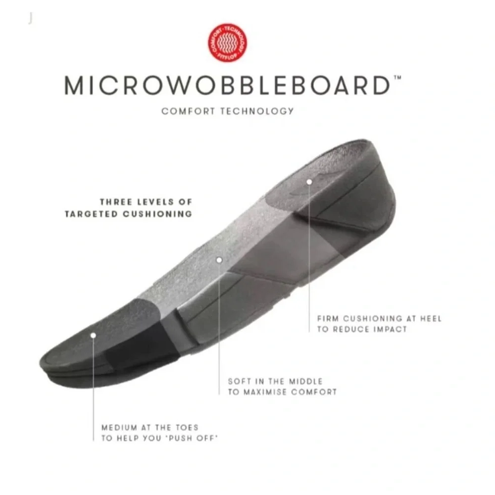 Fitflop Galaxy Toe Thong Rose Gold Sandals Size 10 - Picture 7 of 12